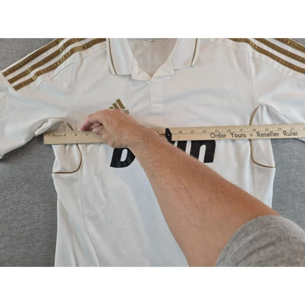 REAL MADRID 2011 2012‎ ADIDAS MENS M HOME FOOTBALL SHIRT SOCCER JERSEY JULIANO